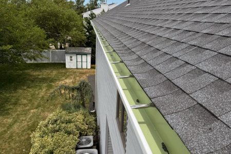 Gutter installation by Master Build Construction in New Jersey